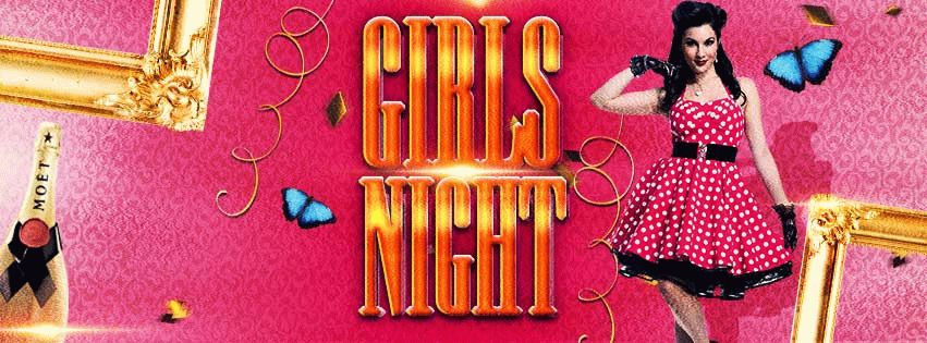 Girls Night Party PSD Flyer Template