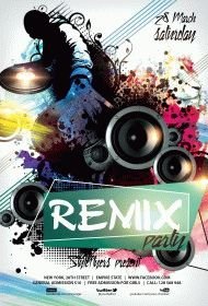 remix-party-flyer