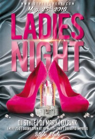 Ladies Night  PSD Flyer Template