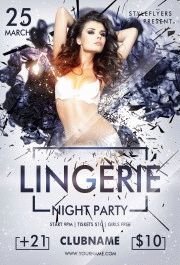 lingerie-night-party-flyer