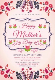 Mother's Day PSD Flyer Template