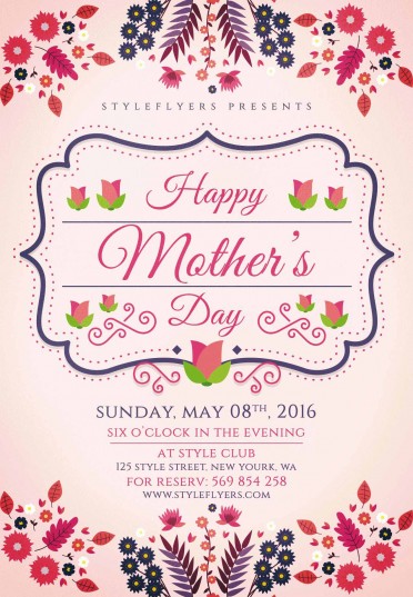 Mother’s Day PSD Flyer Template