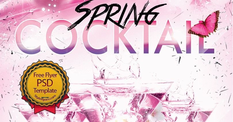 Cocktail Spring Flyer