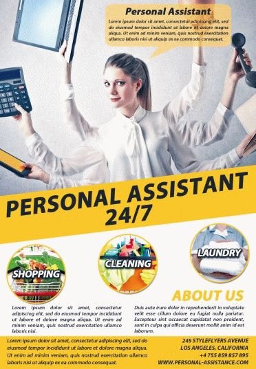 Personal-Assistant-PSD-Flyer-Template