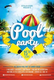 pool-party-psd-flyer-template
