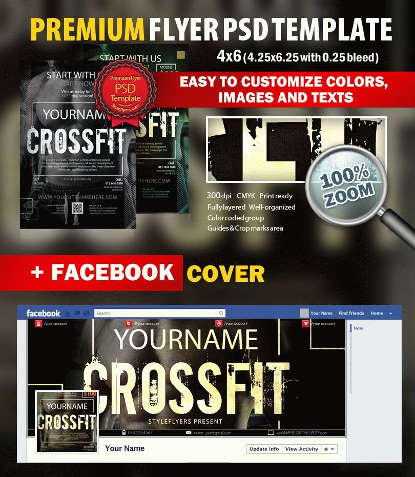 Crossfit PSD Flyer Template
