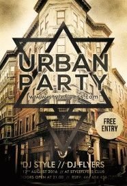 Urban-Party-PSD-Flyer-Template