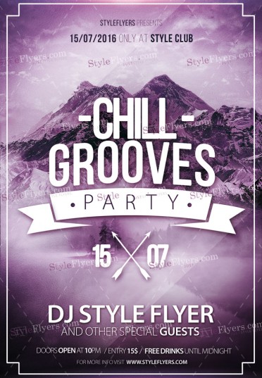 chill_flyer_template