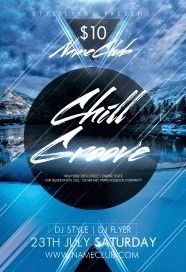 Chill Groove PSD Flyer Template