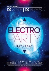 Electro-Party-PSD-Flyer-Template