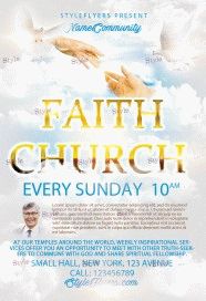 Faith Church  PSD Flyer Template