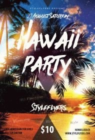 Hawaii-Party-PSD-Flyer-Template