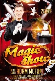 Magic-Show-PSD-Flyer-Template