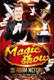 Magic-Show-PSD-Flyer-Template