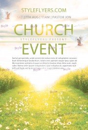 Church Event PSD Flyer Template