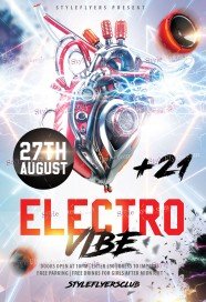 Electro Vibe PSD Flyer Template