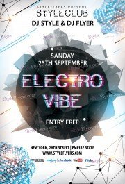Electro Vibe PSD Flyer Template