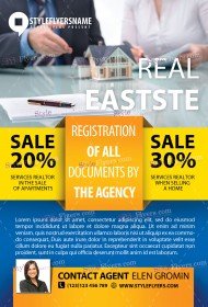 Real Eastste PSD Flyer Template