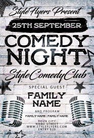 comedy-night-psd-flyer-template