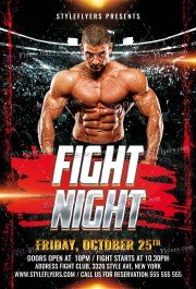 fight-night-psd-flyer-template