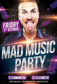mad-music-party-psd-flyer-template