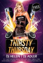 thirsty-thursday-psd-flyer-template