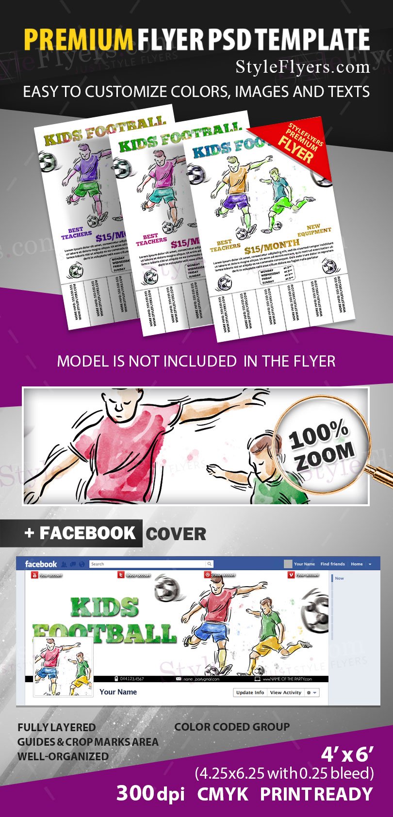 Pull Tab PSD Flyer Template 11963 Styleflyers
