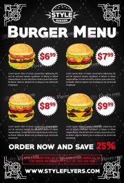 burger-menu-psd-flyer-template