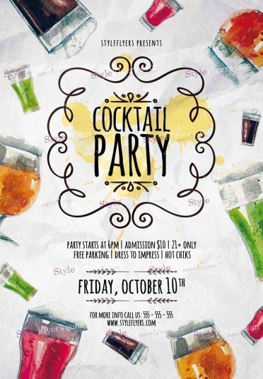 cocktail-party-psd-flyer-template