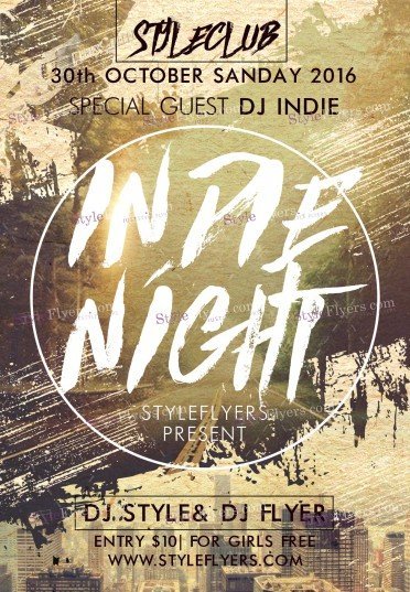 indie-psd-flyer-template