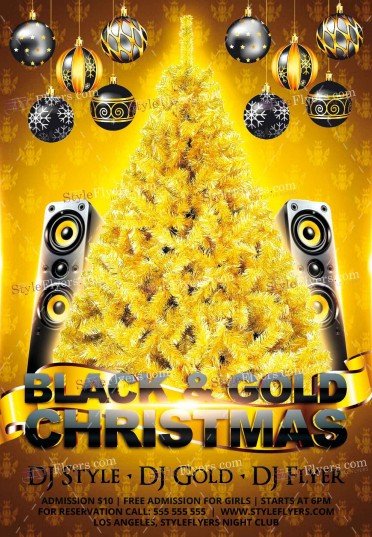 black-and-gold-christmas-party-psd-flyer-template