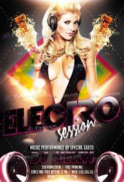 electro-session-psd-flyer-template