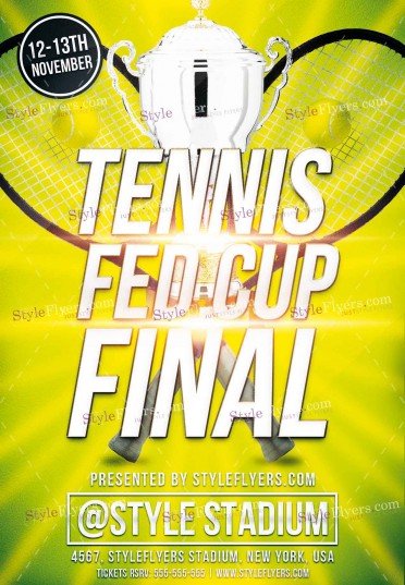 tennis-fed-cup-final-psd-flyer-template