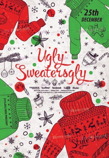 ugly-sweaters-psd-flyer-template