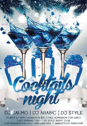 cocktails-night-psd-flyer-template
