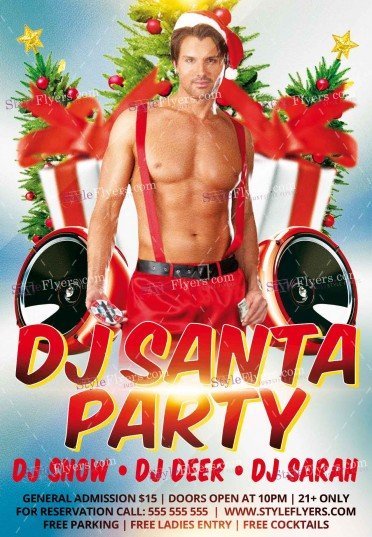 dj-party-santa-psd-flyer-template