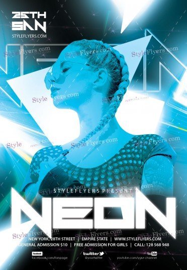 neon-psd-flyer-template