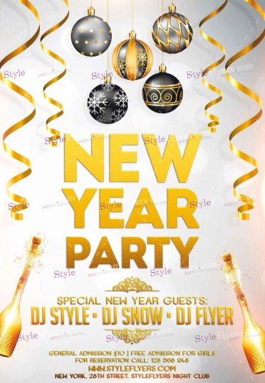 new-year-party-psd-flyer-template