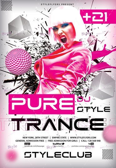 pure-trance-psd-flyer-template