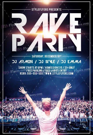 rave-party-psd-flyer-template