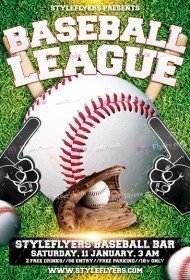 baseball-league-psd-flyer-template