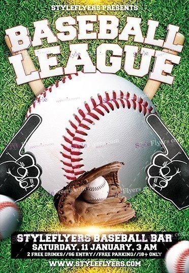 baseball-league-psd-flyer-template