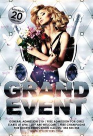 Grand Event PSD Flyer Template
