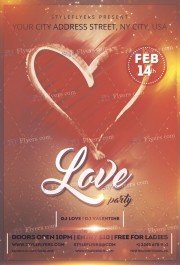 Love-party-Psd-flyerTemplate