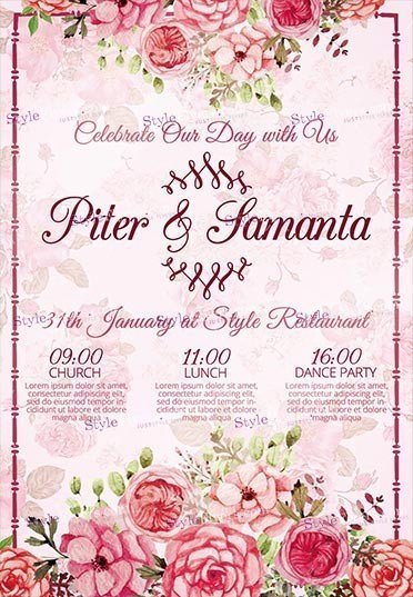 wedding-psd-flyer-template