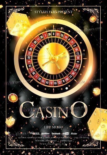 Casino PSD Flyer Template #17627 - Styleflyers