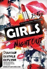Girls Night Out PSD Flyer Template