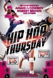Hip Hop Thursday PSD Flyer Template