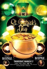 St-Patrick's Day 2017 PSD Flyer Template