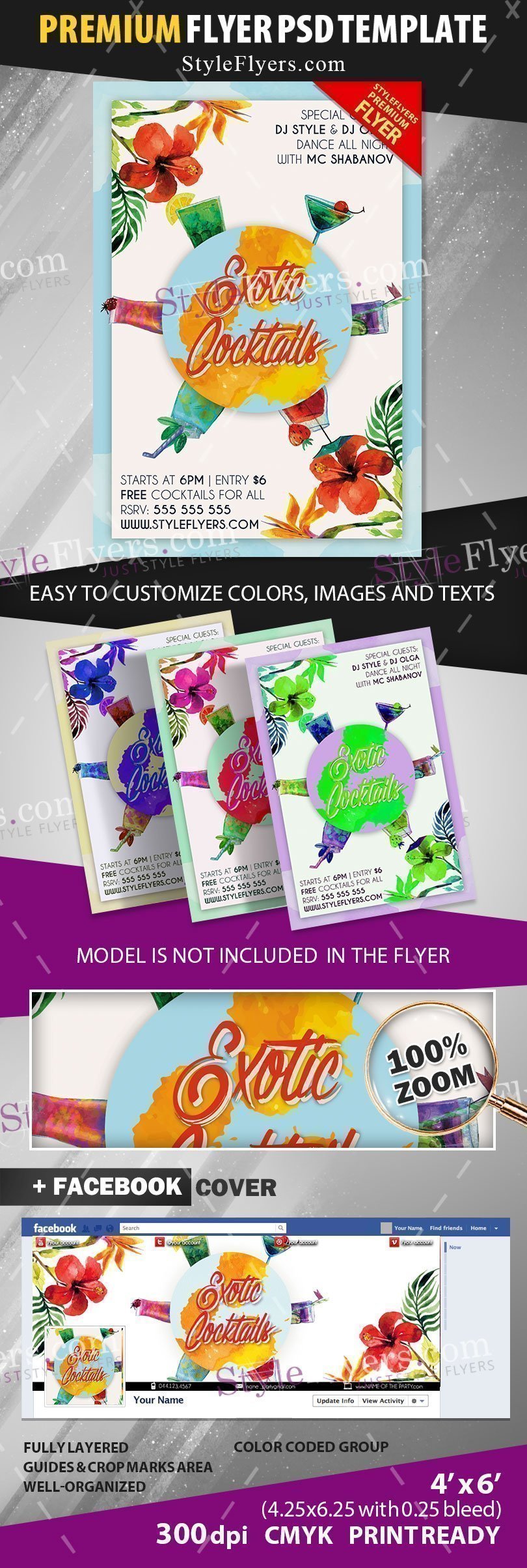 preview_Exotic_Cocktails_Poster_Flyer_premium_template